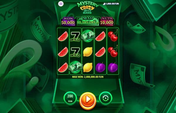 Mystery Crazy 20 Bucks screenshot 1