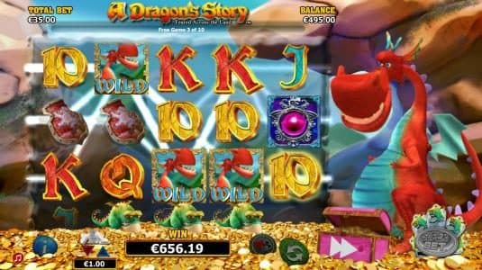 Multiple winning paylines triggers a big win!