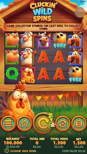 Cluckin' Wild Spins screenshot 1