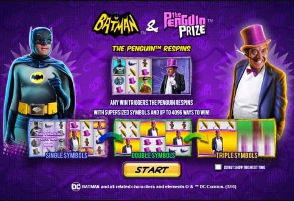 The Penguin Respins - Any win triggers the Penguin Respins