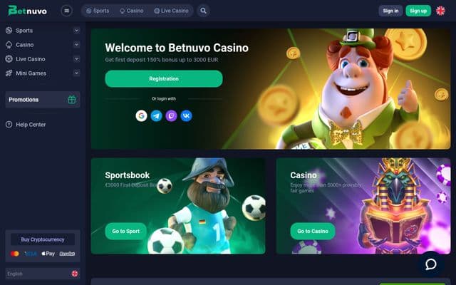 BetNuvo screenshot