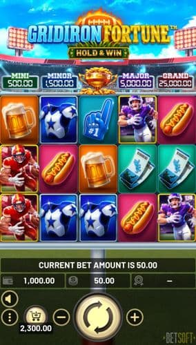 Gridiron Fortune Hold & Win screenshot 1
