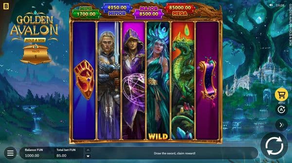 Golden Avalon Hold & Win screenshot 1