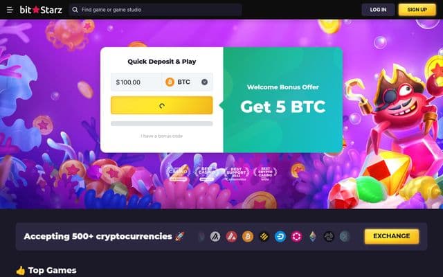 BitStarz screenshot