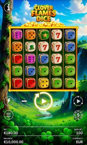 Clover Flames Dice screenshot 1