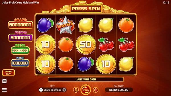 Juicy Fruit Coins screenshot 1
