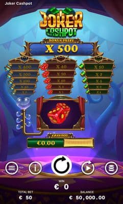 Main Game Screen