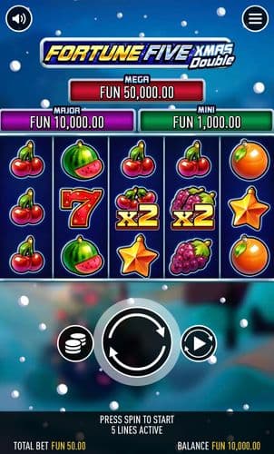 Fortune Five Xmas Double screenshot 1