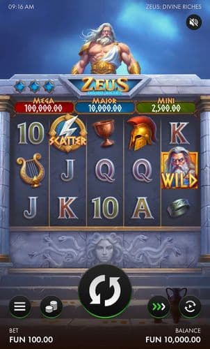 Zeus Divine Riches screenshot 1
