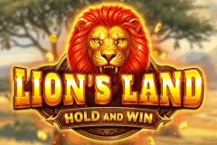 Lion's Land Hold and Win logo