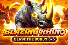 Blazing Rhino - Blast The Bonus 3x3 logo
