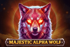 Majestic Alpha Wolf logo