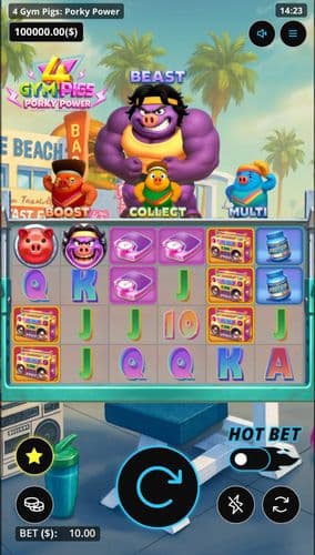 4 Gym Pigs - Porky Power screenshot 1