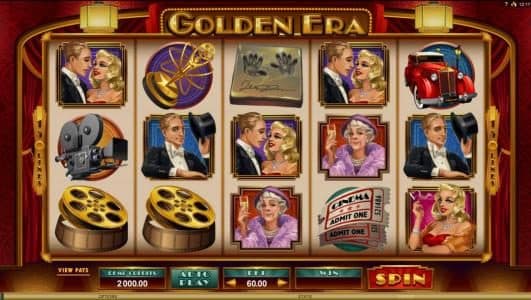 Main game board featuring five reels and 243 paylines with a $106,000 max payout