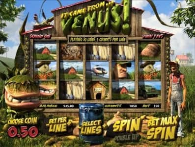 main game board featuring five reels and thirty paylines
