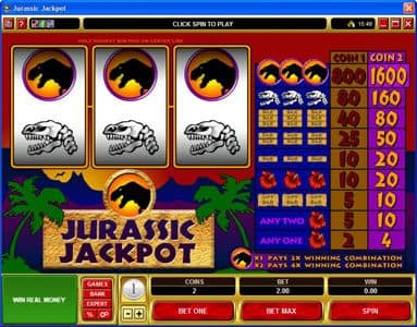Jurassic Jackpot screenshot 1