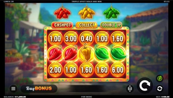 Triple Spicy Hold and Win screenshot 1