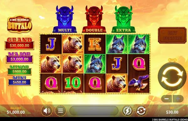 3 Big Barrels Buffalo screenshot 1