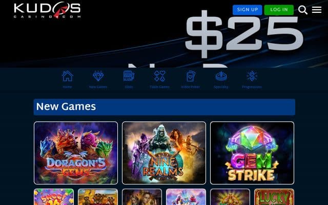 Kudos home screen
