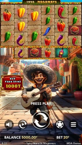 Spicy Mariachi Megaways screenshot 1