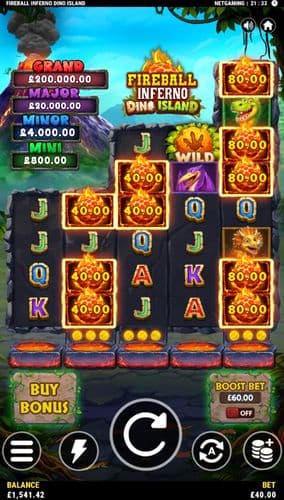 Fireball Inferno: Dino Island screenshot 1