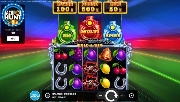3 Rail Express Hold & Win screenshot 1