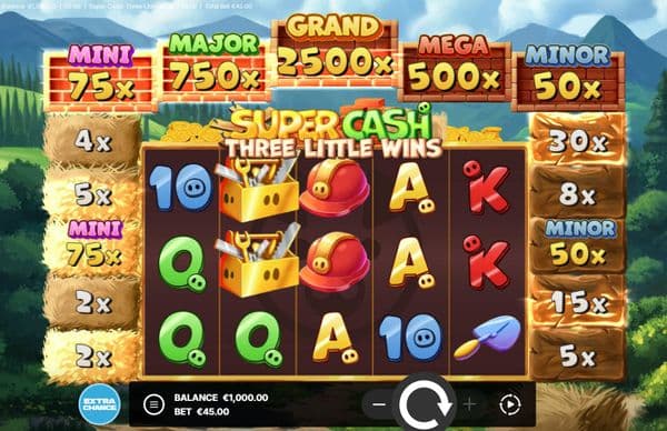 Super Cash: Three Little Wins screenshot 1