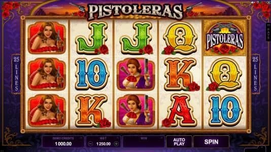 Main game board featuring five reels and 25 paylines with a $550,000 max payout