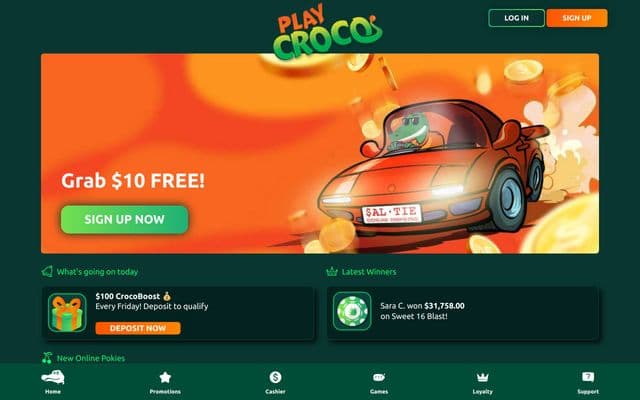 Play Croco home screen