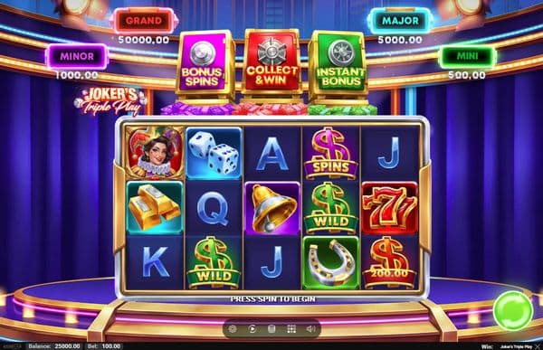 Joker's Triple Play screenshot 1