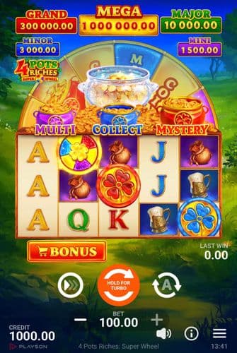 4 Pots Riches: SuperWheel screenshot 1
