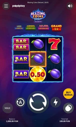 Blazing Coins: Hold & Win screenshot 1