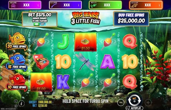 Big Bass 3 Little Fish – Big Bass Jackpot Bonanza screenshot 1