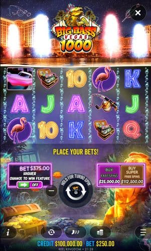 Big Bass Vegas 1000 screenshot 1