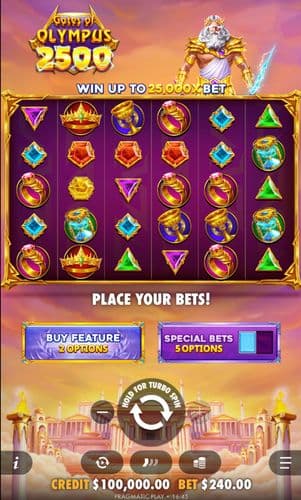 Gates of Olympus 2500 screenshot 1