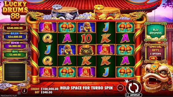 Lucky Drums 88 screenshot 1