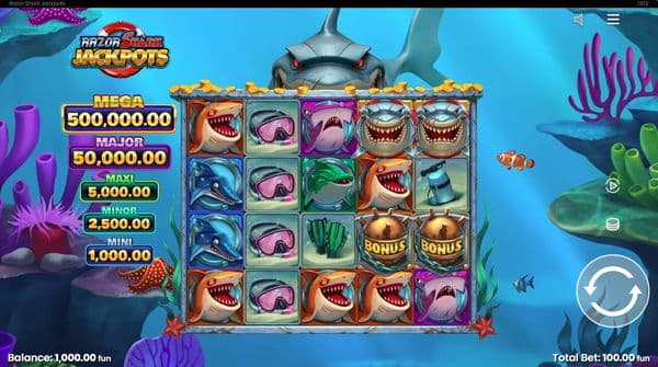 Razor Shark Jackpots screenshot 1