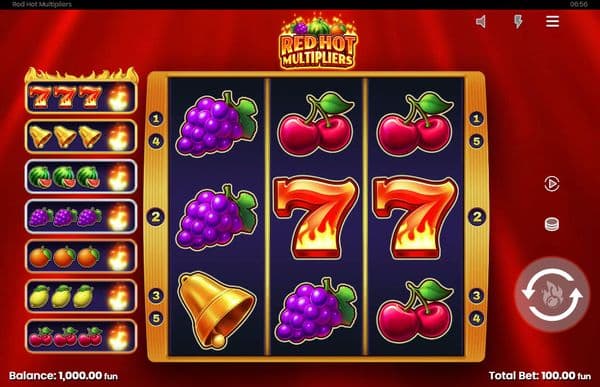 Red Hot Multipliers screenshot 1