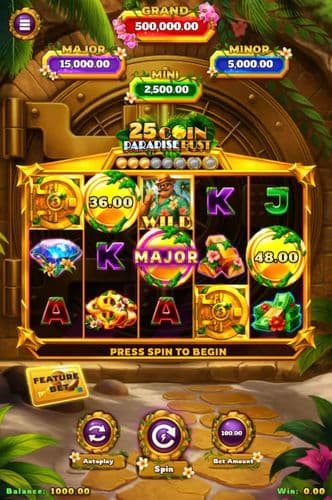 25 Coin Paradise Bust screenshot 1