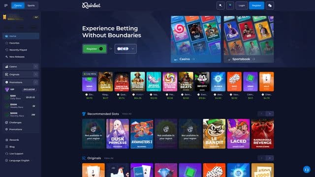Rainbet screenshot