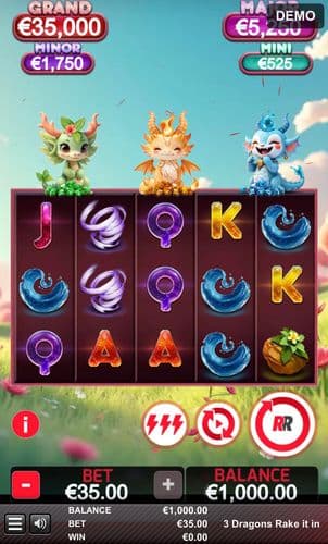 3 Dragons Rake It In screenshot 1
