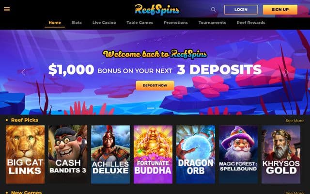Reef Spins screenshot