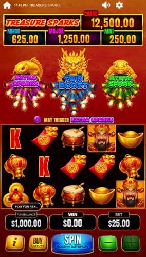 Treasure Sparks screenshot 1