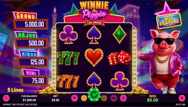 Winnie the Piggie Las Vegas screenshot 1