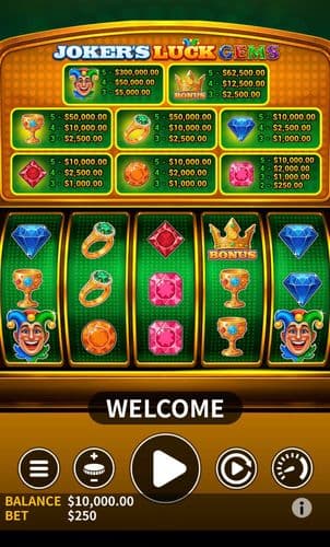 Joker's Luck Gems screenshot 1