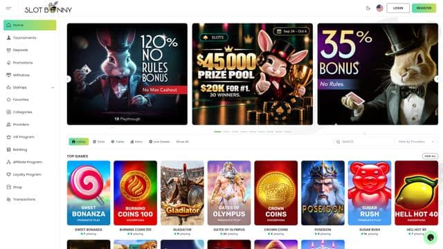 Slot Bunny Casino screenshot