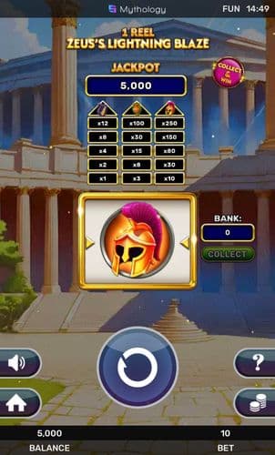 1 Reel - Zeus's Lightning Blaze screenshot 1
