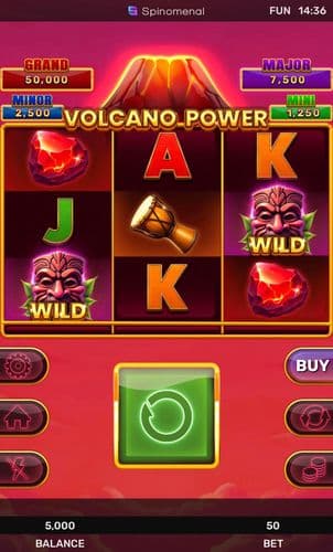 Volcano Power - Hold & Hit 3x3 screenshot 1