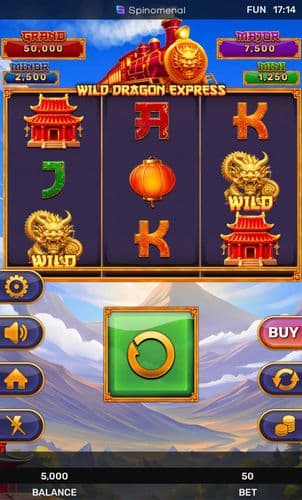 Wild Dragon Express - Hold & Hit 3x3 screenshot 1