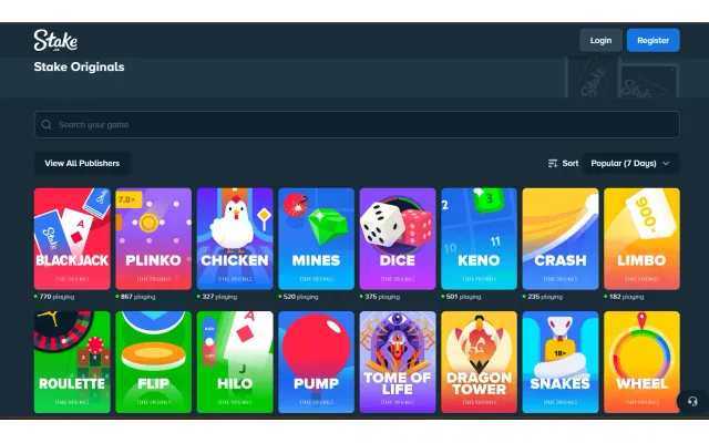 Stake US screenshot